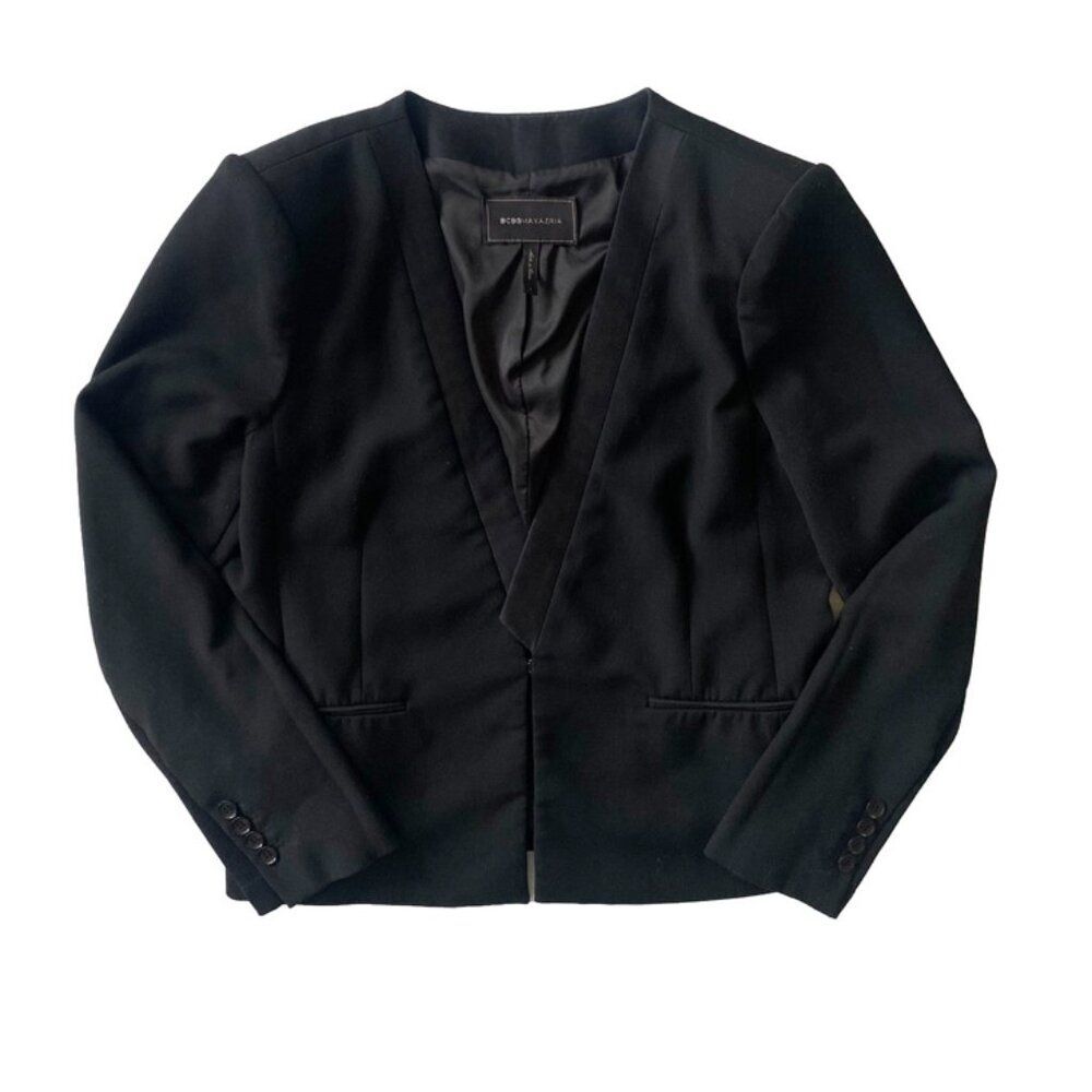 BCBG Max Azria Peige Tuxedo Blazer Large